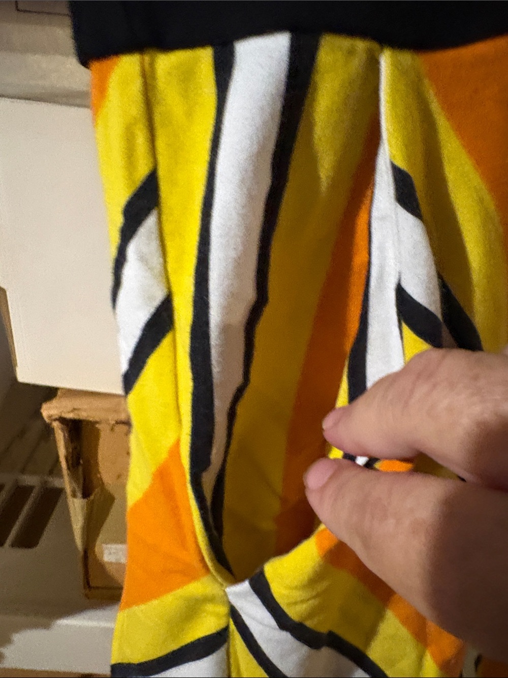 Disney Black, Orange & Yellow Striped Pumpkin Dress - Picture 4 of 4